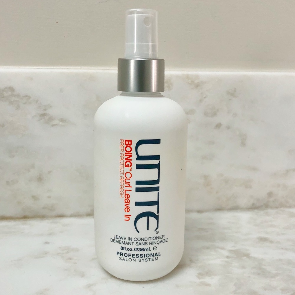 Unite Boing Curl leave-in Conditioner prep refresh